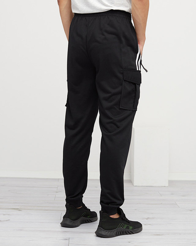 Men's Black Sweatpants - Clothing