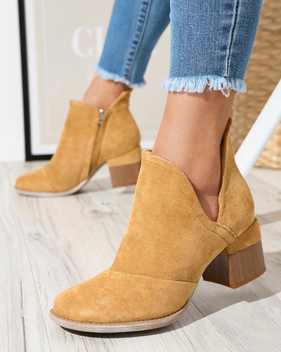 Camel women's insulated boots on the Karela post - Footwear