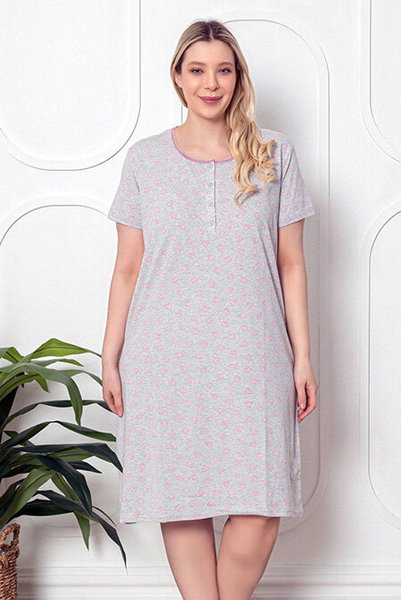 Royalfashion Pregnancy and nursing nightshirt with print