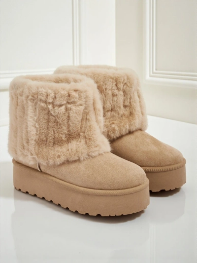 Women's snow-style boots with fur Irelle