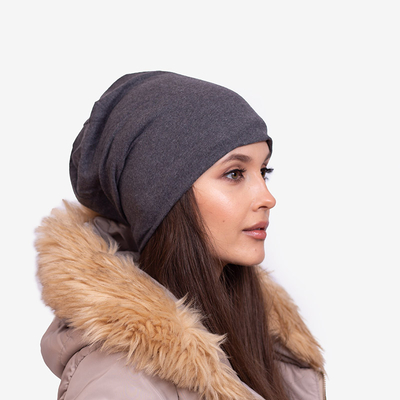 Dark gray insulated women's beanie - Accessories