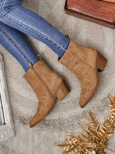 Women's Velvet Ash cowboy boots - heeled