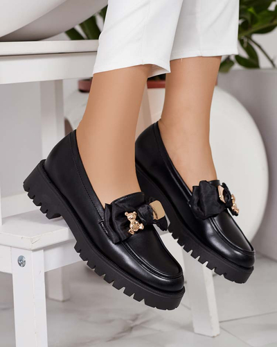 Royalfashion Женские мокасины с бантом Mantarme