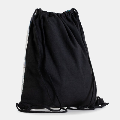 Silver Holographic Sack Backpack - Accessories