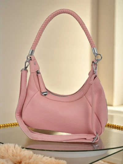 Royalfashion Small Women's Eco-Leather Handbag with Decorative Strap Lacquea