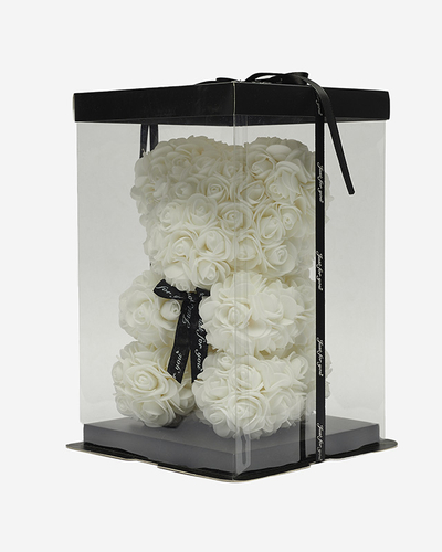White rose teddy bear - Accessories