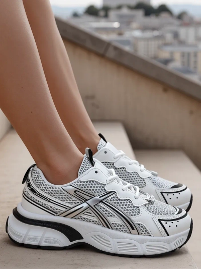 Royalfashion Women's sneakers with thick soles Imerri
