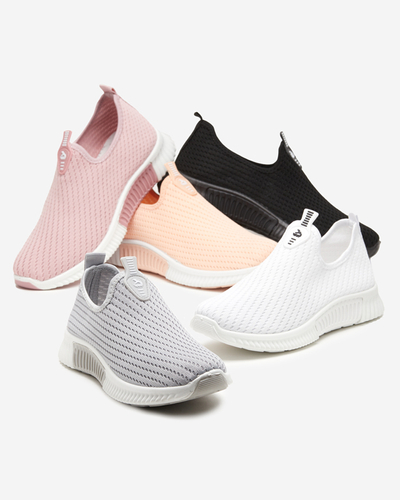White women's slip-on sports shoes Banila - Footwear