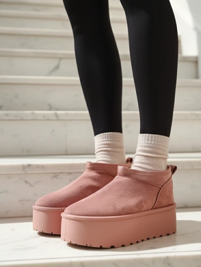 Royalfashion Sieviešu īsie zābaki a'la sniega zābaki Ozozi