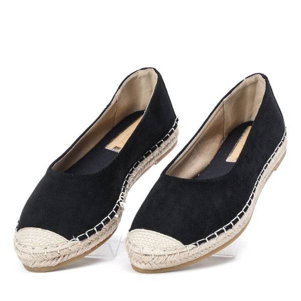 OUTLET Black espadrilles Mellow - Shoes