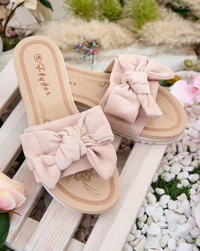 Royalfashion Sieviešu čības ar loku Erinner