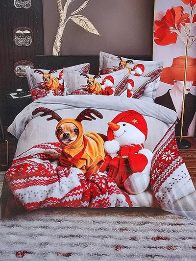 Royalfashion Christmas bedding set 160x200 complete 3-PIECE