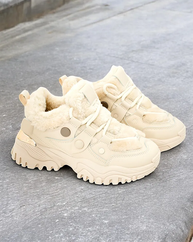 Royalfashion sieviešu modes čības ar izolāciju Poriomo