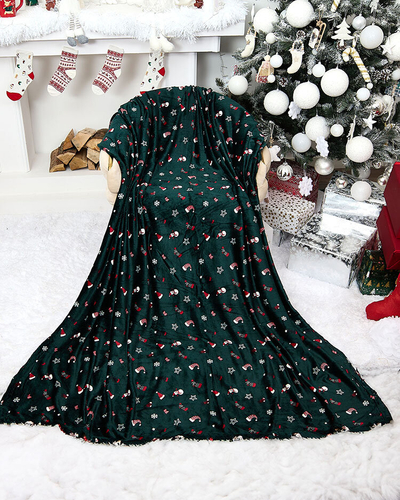 Royalfashion Christmas Blanket Bedspread 160x200