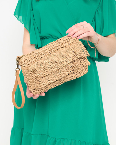 Sieviešu brūna salmu rokassomiņa - Aksesuāri