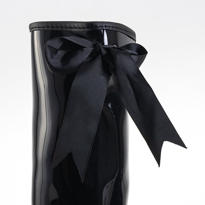 Black women's wellingtons on a heel Genofa - Footwear