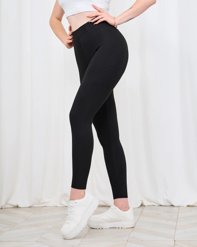 Royalfashion Black insulated women's leggings
