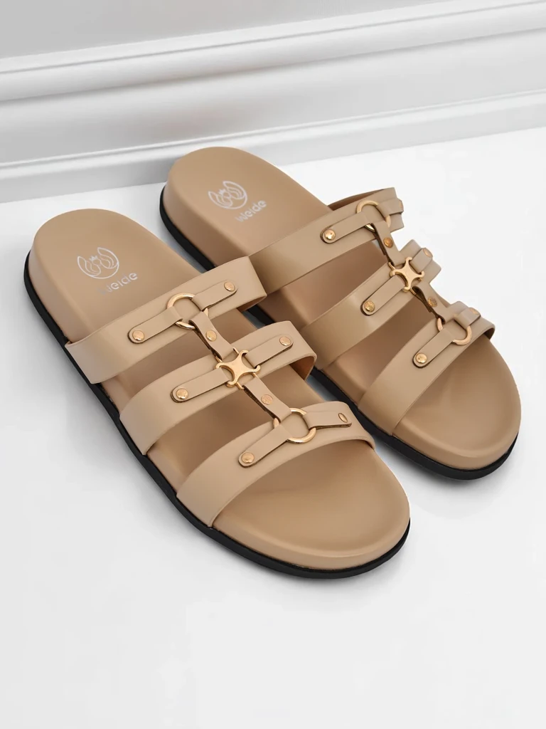 Royalfashion Wimen klapki fo stail rzymianek Roma