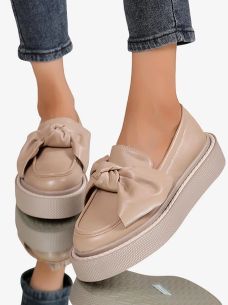 Royalfashion Элегантные женские мокасины с бантиком Ortto