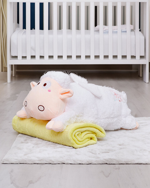 Royalfashion Plush Toy with Blanket