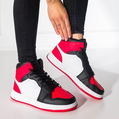 Red-black women's sports ankle boots Anonuco - Footwear