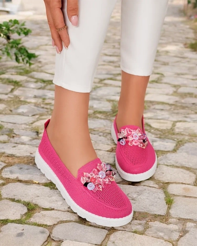 Royalfashion Sieviešu dekorēti mokasīni Hewenti