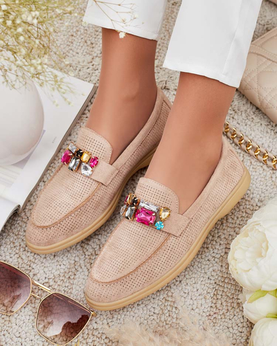 Royalfashion Women's openwork moccasins Mettele