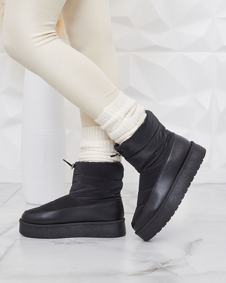 Royalfashion Women's snow boots in black Dasohala