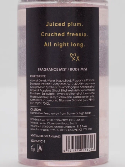 Tender Seduction ķermeņa izsmidzināšana ar spīdumu 88 ml