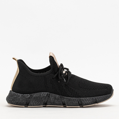 Black and beige women's sports shoes Bommgi - Footwear