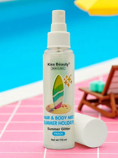 Summer Spray – Šķidrs izgaismotājs matiem un ķermenim Persiku