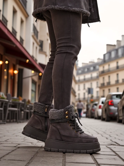 Royalfashion Women's Snow Boots Bomion