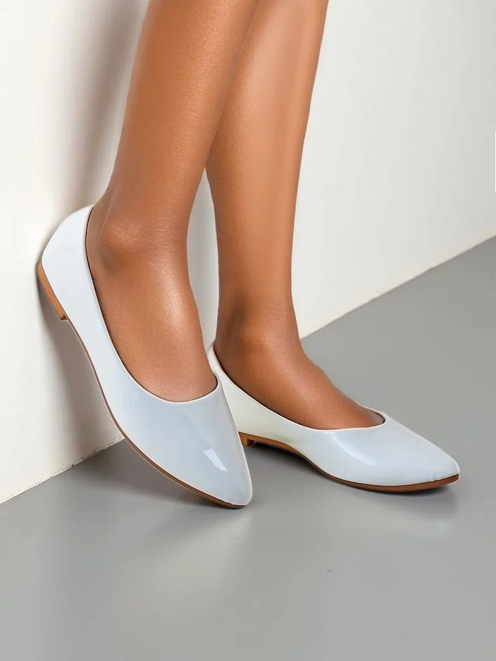 Royalfashion Sieviešu patentētas baleta kurpes Aramiese