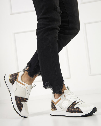 Women's white Evenra sports shoes - Footwear