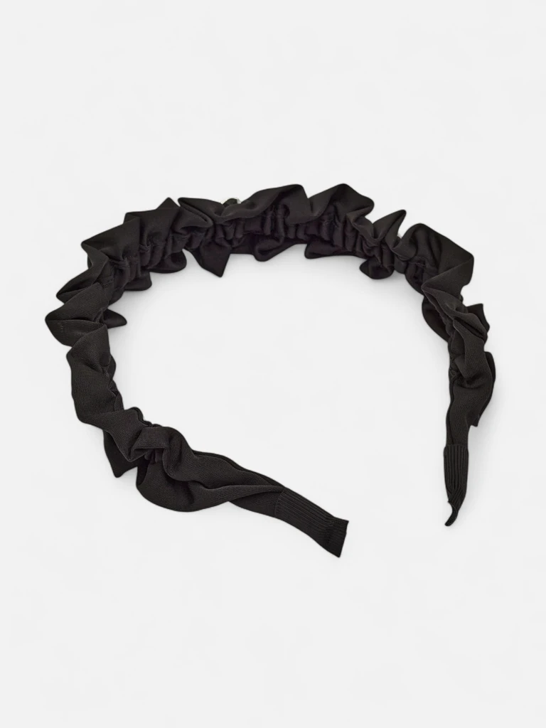 Royalfashion Headband with Ruching and Pearls