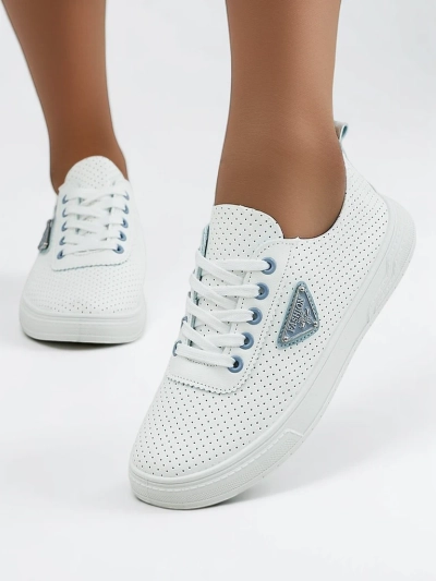 Royalfashion Lace-up women's sporty shoes with a print Fennie