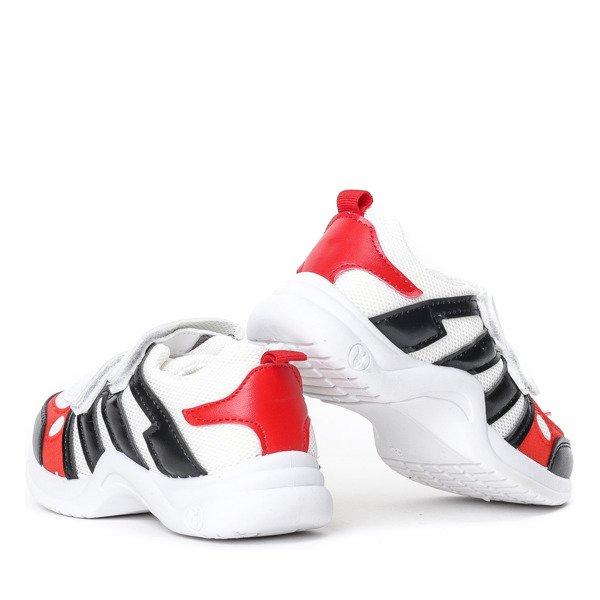 White athletic girls Kameliane shoes - Footwear 1