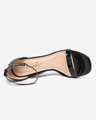 Black women's sandals on the post by Whopso - Footwear