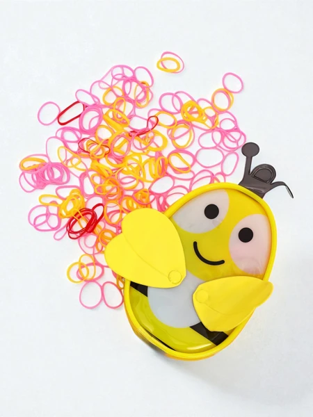 Royalfashion Multicolor Silicone Elastics Bee