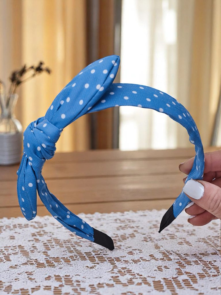 Royalfashion Hairband with a polka-dot bow Lilka