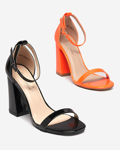 Black women's sandals on the post by Whopso - Footwear