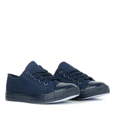 Maite navy blue lace-up sneakers - Footwear