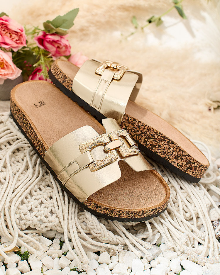 Royalfashion Sieviešu Torrota flip-flops ar plakanu zoli