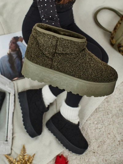 Marellin Women's Short Faux Snow Boots