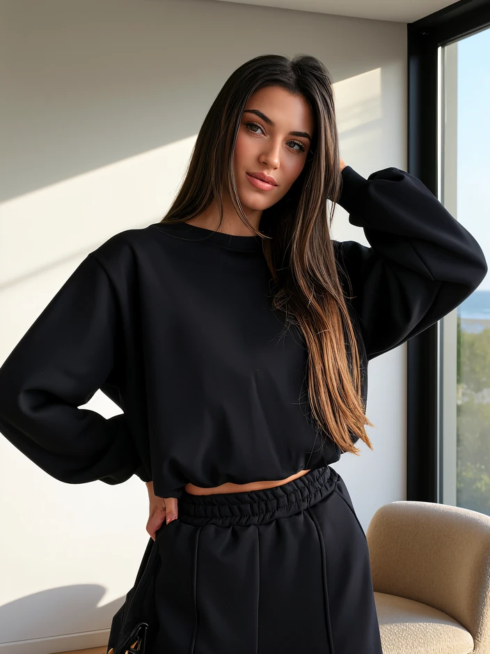 Royalfashion Sieviešu Kokvilnas Treniņtērps