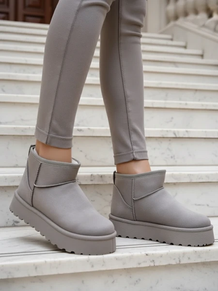 Royalfashion Short snow boots for women Fofio