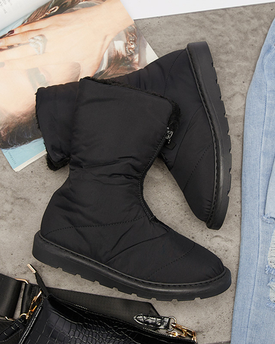Royalfashion Black women's shoes a'la snow boots Tirigga
