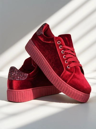 Royalfashion Women's Sneakers a'la Velvet Mixose