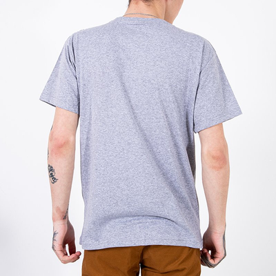 Gray men's cotton t-shirt - Clothing