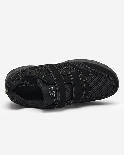 Men's black Beniros Velcro shoes - Footwear